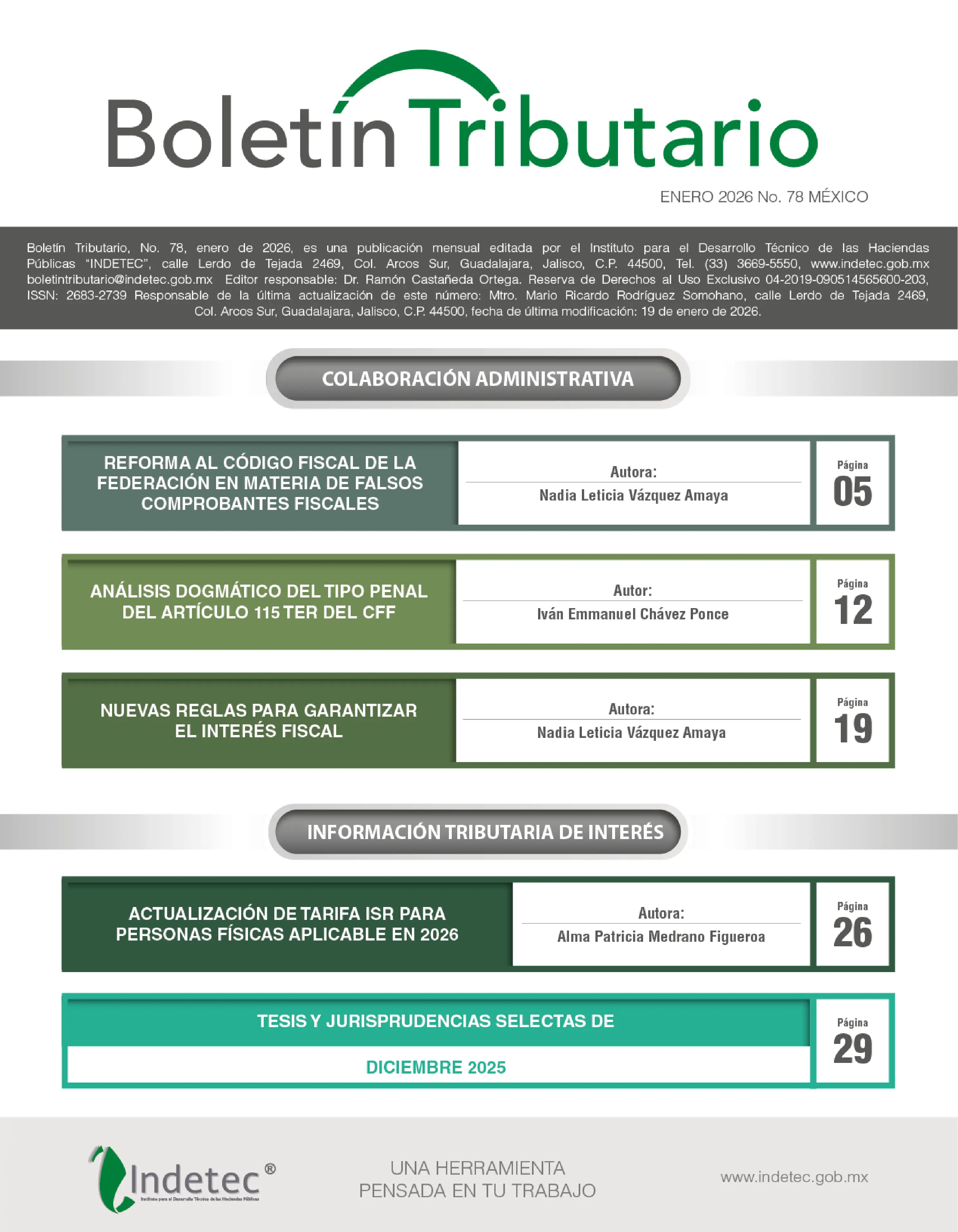 Boletín Tributario