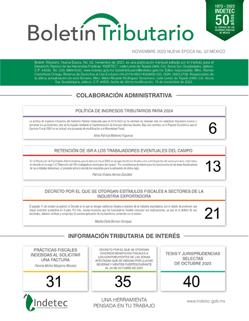 Boletín Tributario